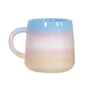 Blue & Pink Pastel Ombre Mug 360 ml Ceramic Coffee Tea Mug Cup Kitchen - Picture 1 of 1