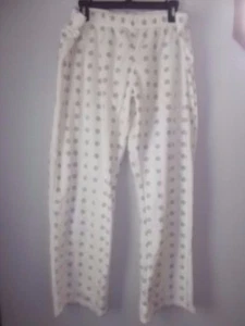 FLIRTITUDE - WOMEN - SLEEP PANTS - CREAM POLKA DOT - SIZE XL   (AC-25-187x3) - Picture 1 of 1