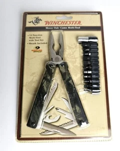 WINCHESTER MOSSY OAK MULTI- FUNCTION TOOL W/ KIT /SHEATH SEALED #BC - Picture 1 of 2