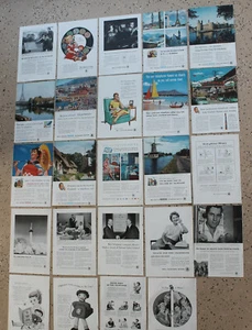 24 x Bell Telephone Vintage Magazine Print Ads 7 x 10 lot - Picture 1 of 5