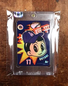 Shohei Ohtani Mini Card Refractor Japan 50/50 Limited Anime Dodgers Card - Picture 1 of 9