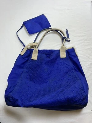 Bolso de Mano Cole Haan Embalable de Nylon para Todos los Días con Monedero | Azul | Grande Foto 1 de 4
