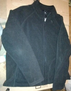 Mens Merona Zip Up Cardigan Size XXL. Black Mock Neck - Picture 1 of 4