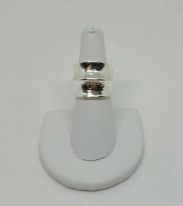 Anillo de moda para mujer talla 6,75 tono plata joyería de moda sin marca - Imagen 1 de 3