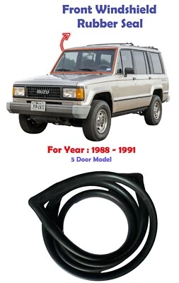 Isuzu Trooper Bighorn Modelo 5D (1988-1991) Parabrisas Delantero Goma Vidrio Sello Foto 1 de 4