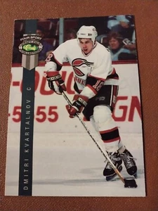 1992 Tarjeta de novato de hockey DMITRI KVARTALNOV CLÁSICA NHL RC #222 BOSTON BRUINS - Imagen 1 de 3