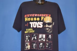 vtg Y2K STEVIE WONDER HOUSE FULL TOYS CONCERT 2001 6TH RAP HIP HOP t-shirt XL - Picture 1 of 5