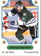 1991-92 7th Innning Sketch WHL #124 George Zajankala
