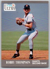 1991 Ultra Robby Thompson San Francisco Giants #329
