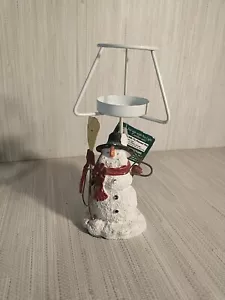 Schneemann Teelicht Kerzenlampe OHNE Schirm Topper Winter Weihnachten - Bild 1 von 6