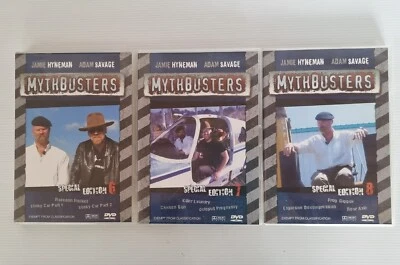Mythbusters DVD -Special Edition 6, 7 & 8 - Region 4- Like New Condition  - image 1 of 4