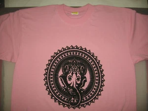 GANESH T-SHIRT/india/shiva/ibiza/psy trance/electro/house/disco/dj/goa/hippy/dub - Picture 1 of 1