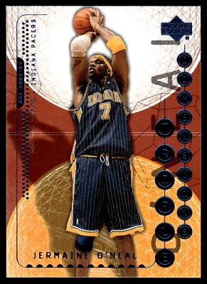 2003-04 Upper Deck Triple Dimensions #31 Jermaine O'Neal Indiana Pacers - Image 1 of 2