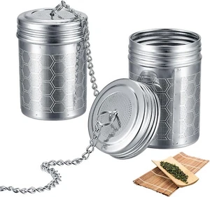 2 Pack Tea Infuser for Loose Tea, Extra Fine Mesh Tea Strainers Teapot Cups - Picture 1 of 7