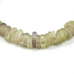 Transluzente niederländische Donuts ringförmige Handelsperlen - Bild 1 von 8