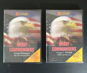 History Channel Great Commanders: Washington & Marshall 2 DVDs New (See Details) - Picture 1 of 3