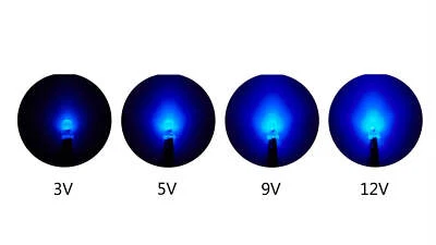 Blinking or Flashing Pre-Wired LEDs ~ 3-12 Volt DC ~ Diffused - Image 1 of 4