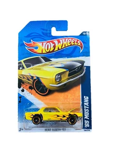 Hot Wheels 2011 Heat Fleet '65 Mustang Yellow #100/244 - Picture 1 of 1