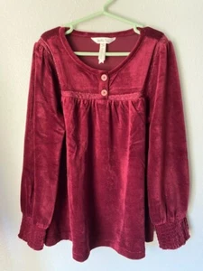 Size 10 NWOT Matilda Jane Bronwyn Girls Knit Velour Top Christmas Winter - Picture 1 of 2