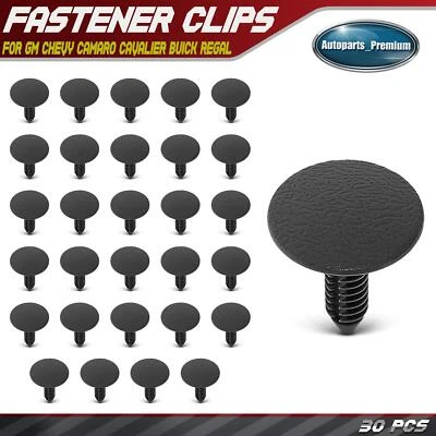 30x 7,14 mm Nylon Techo Borde Acabado Panel Retenedor Clips Tipo Push para Buick Foto 1 de 4