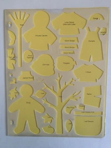 EK Success FALL Thema TRACERKINS Papierpuppen Vorlage PKTR09 Sammelalbum - Bild 1 von 2