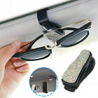 1x Car Accessories Sun Visor Sunglasses Eye Glasses Holder Bling Rhinestone Clip