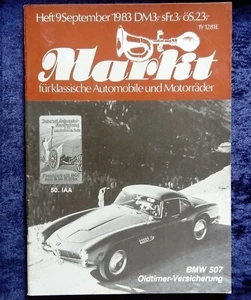 Oldtimer Markt 9.1983 BMW 507, Tatra 600 Tatraplan, 60 Jahre BMW Motorräder - Bild 1 von 3