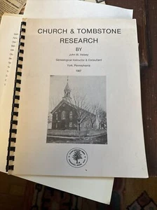 Church And Tombstone Research - John W. Heisey Genealogical Studies - 1987 - Picture 1 of 2