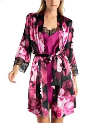 Linea Donatella Mujer Erina 2 Piezas Juego de bata y quimise estampada (PJ1) Foto 1 de 4