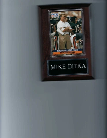 MIKE DITKA PLAQUE CHICAGO BEARS FOOTBALL NFL   C Cover