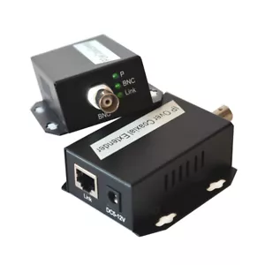 Extensor de red IP RJ45 sobre cable coaxial BNC coaxial hasta 500 m para ascensor 2 piezas - Imagen 1 de 11