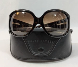 Gafas de sol Ralph Lauren RA 5025 510/13 60-18 125 con estuche marco marrón oscuro y lente - Imagen 1 de 11