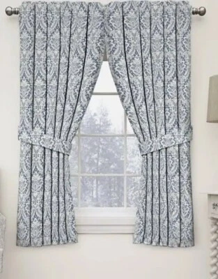 Waverly Donnington Rod Panel Bolsillo Cortinas 52" X 84" Nuevo Un Panel Foto 1 de 4