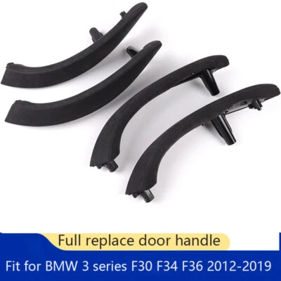 Cubierta exterior e interior de manija de puerta Alcantara para BMW F30 F80 F31 F32 12-19 Foto 1 de 4