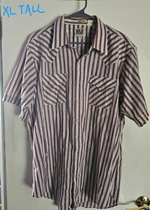 Ely Cattleman pearl snap shirt xl tall - Picture 1 of 1