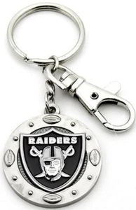 NFL - RAIDERS OFFICIALLY LICENSED IMPACT TEAM KEY CHAIN KEY RING - Picture 1 of 1