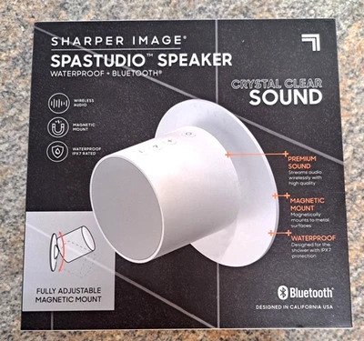 Sharper Image Spastudio Speaker Waterproof & Bluetooth 012023MGL - Image 1 of 4