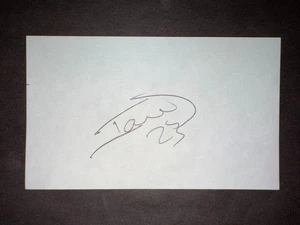 Tarjeta índice firmada 3x5 (HS) de Ian Desmond, NATIONALS (debut 2009) - Imagen 1 de 1