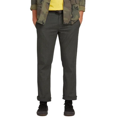 Volcom Men's Frickin Modern Stretch Pants Charcoal Heather Gray (CHH) - Image 1 of 2