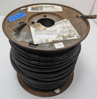 Woods 250ft 18/3 SJOW Portable Power Cable Black CSA FT-2 60°C - Image 1 of 4