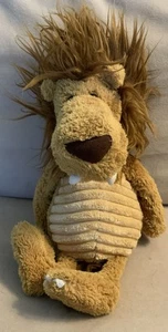 Jellycat Snaggle Baggle LAWRENCE LÖWE 13 Zoll Plüsch Säbel gezahnt hellbraun gerippt - Bild 1 von 4