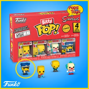 Funko POP! Bitty The Simpsons, 4-Pack, Series 2 Chief Wiggum Chase - Picture 1 of 1