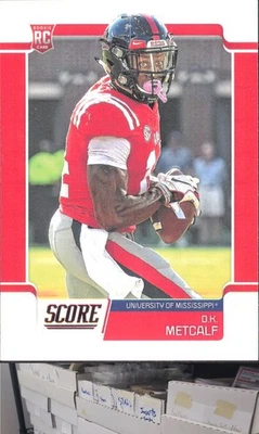 2019 Score #352 D.K. Metcalf Red - JL - Image 1 of 2