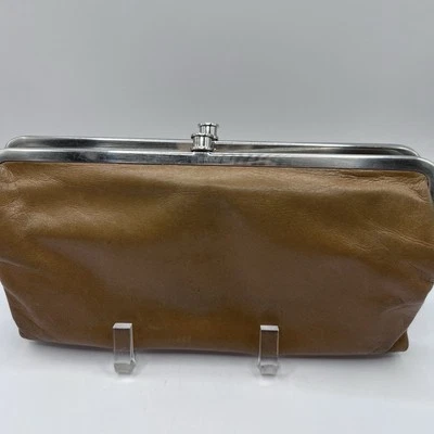 Cartera sin asas HOBO International Lauren cuero suave flexible envejecido 8”x4,5”x9 Foto 1 de 4