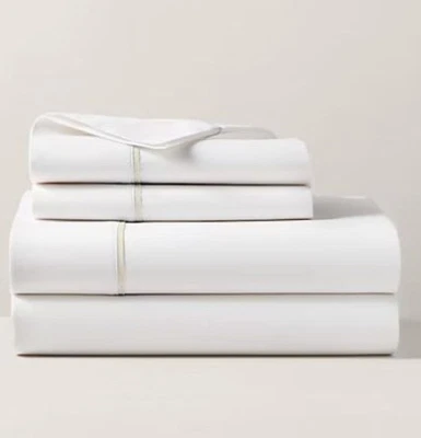 Ralph Lauren Organic Cotton Palmer King Flat Sheet Sand Dune NEW - Image 1 of 3