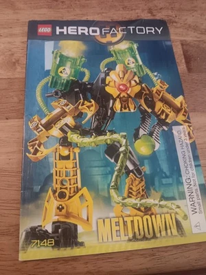 Lego 7148 Meltdown Instruction Manual Only No Bricks Used Wear - Image 1 of 3