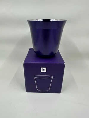 Taza de arpegio Nespresso Pixie Espresso púrpura acero inoxidable Foto 1 de 3