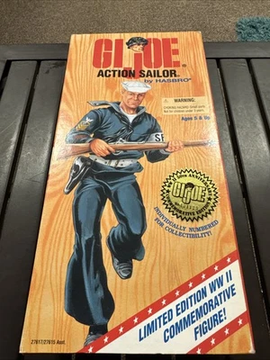 GI Joe Action Sailor WWII 50th Anniversary 12" Action Figure Hasbro 1995 NIB - Image 1 of 4