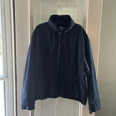 Polo Ralph Lauren Men’s Bomber Jacket 2X Big Fleece Lined - Image 1 of 4