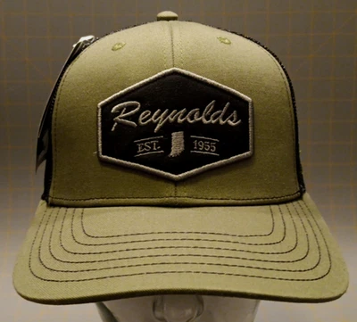 NWT Adj Snapback Meshback John Deere Reynolds Patch Hat Cap NEW - Image 1 of 4